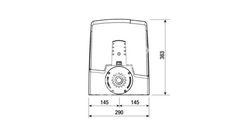 CAME BXV04AGS (801MS-0150) Привод для откатных ворот