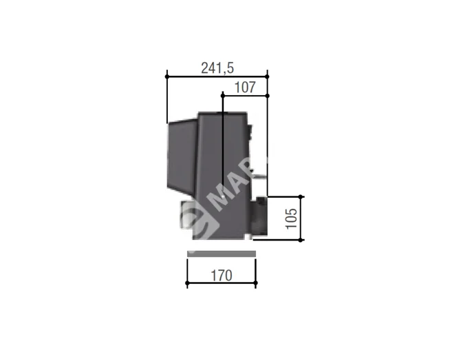 CAME BX708AGS (801MS-0030) Привод для откатных ворот