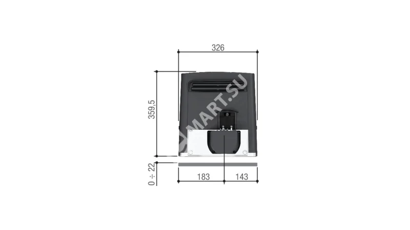 CAME BKS12AGS (801MS-0080) Привод для откатных ворот
